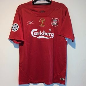 FC Liverpool Steven Gerrard Jersey 2005 CL Final